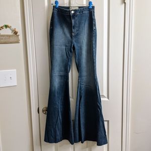 Free People High Waisted Flare Jeans